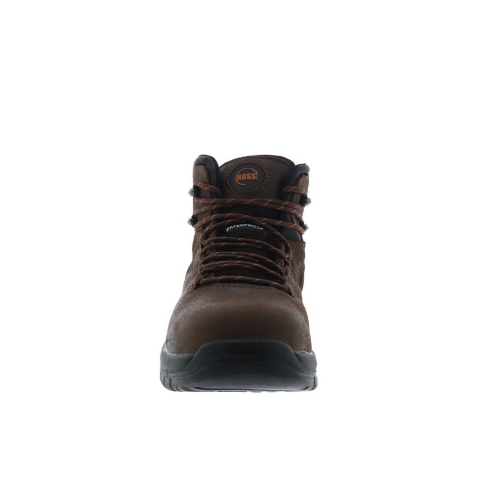 Hoss Mens Lorne Soft Toe Brown Boots (NWT) - Picture 3 of 7